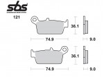 Τακάκια SBS 121HF (FA131-3)(FD192)